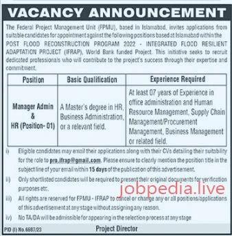 Federal Project Management Unit Jobs Available in May 2024